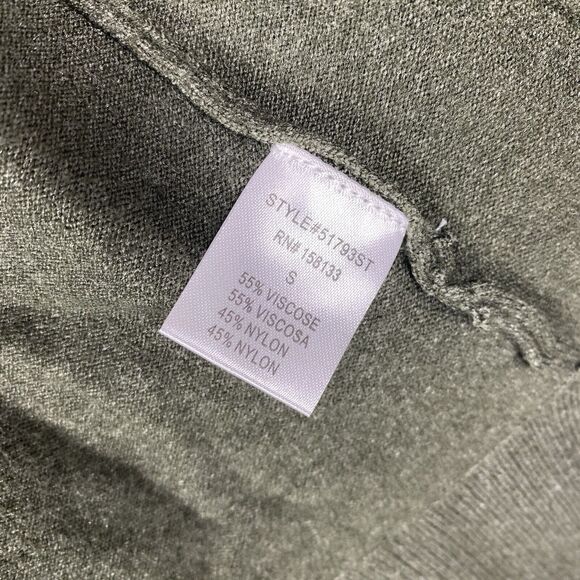 New Boutique Womens Long Open Cardigan Sweater Small Pink Clover Stitch Fix - Picture 7 of 7